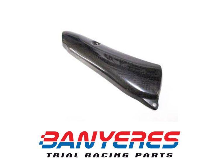 Protector Mitani carbono negro silenciador standar para Montesa cota 4RT años 2005 -2008.