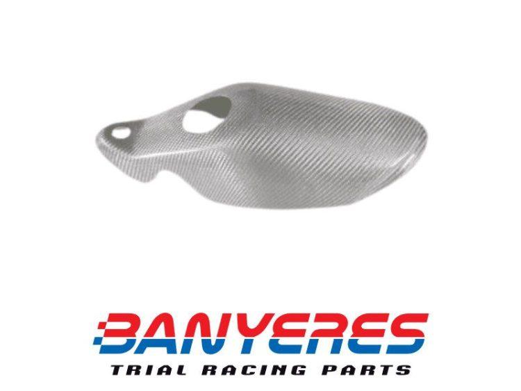 Mitani white texaliun protector for Montesa 4RT tank years 2005 - 2009