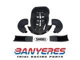 Interiores recambio originales desmontables casco Shoei Tr3  tallas: XS - S - M - L - XL.