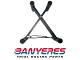 Caballete Universal aluminio para moto trial marca UPY, (color negro).