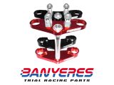Tijas mecanizadas para Montesa 4RT i Montesa Cota 315R, colores anodizado rojo ho negro.