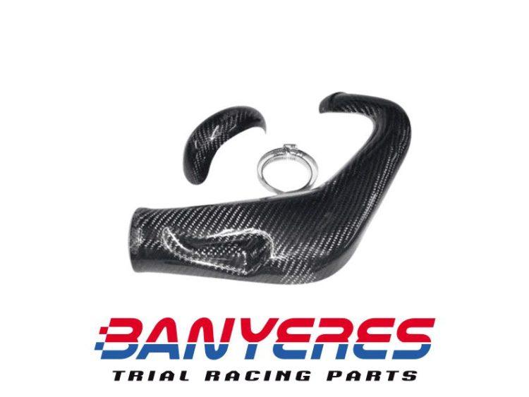 Protector escape delantero carbon Mitani Beta EVO años 2014/2015-250cc-300cc. 2018-200cc.