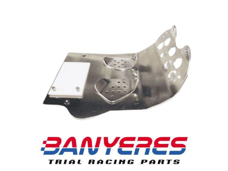 Protector carter aluminio Mitani para Montesa cota 4RT protector bomba aigua inducido y bieletas.