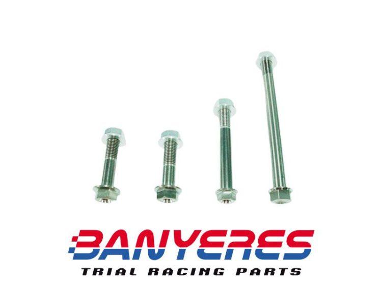 Tornillos titanio Mitani para suspensión trasera para Beta EVO 2T todos los años.