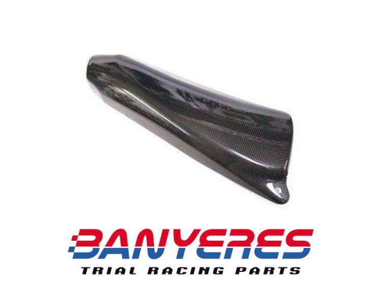 Protector carbono grande para escape Mitani titanio para Montesa cota 4RT.