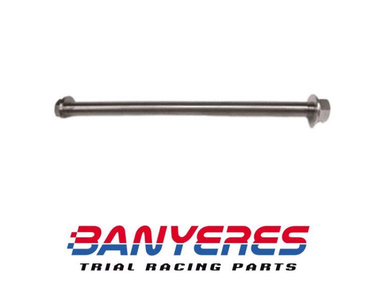 Eje basculante titanio Mitani tuerca aluminio para Montesa cota 4RT - cota 315R todos los años y modelos.