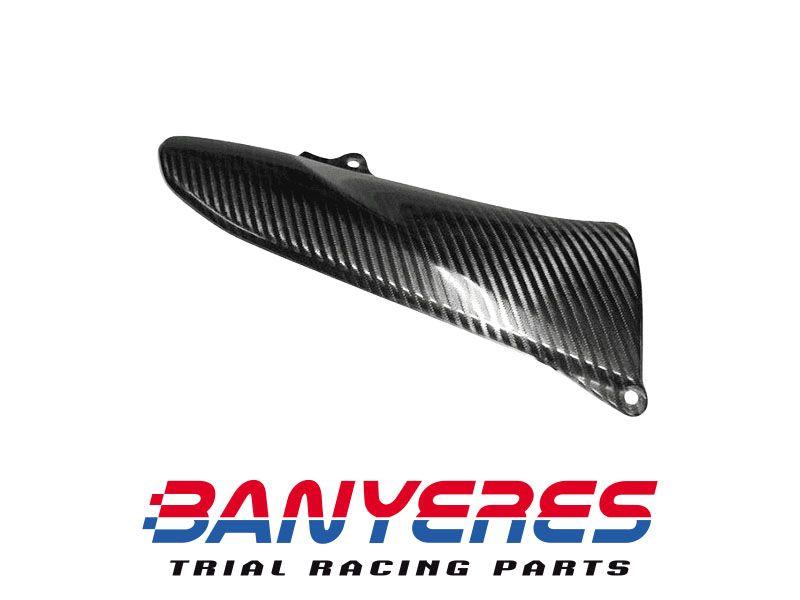 Protector escape trasero original carbón Honda Montesa cota 4RT modelo estándar Repsol - años 2009 - 2020.