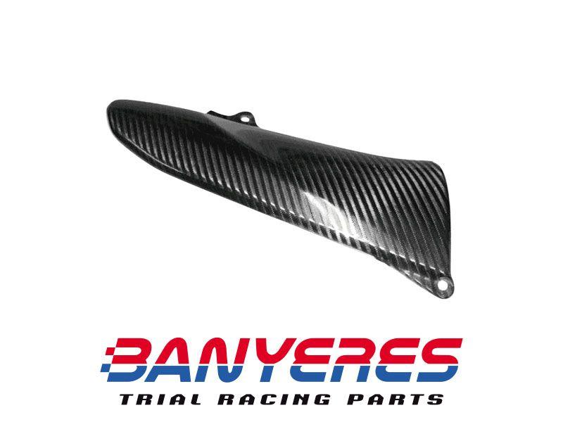 Protector escape trasero original carbón Honda Montesa cota 4RT modelo estándar Repsol - años 2009 - 2020. - Imagen 4