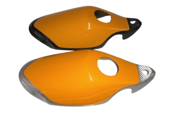 Protezione carbonio deposito Mitani per Montesa livello 4RT anni 2005-2009 opzione carbonio nero ho texaliun bianco.