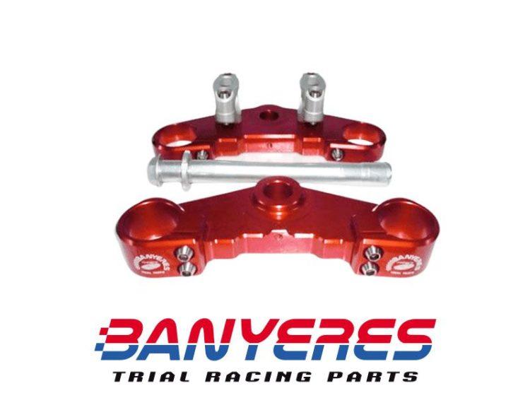 Tijas mecanizadas Mitani para Beta EVO  para montar suspensión Showa 39mm.