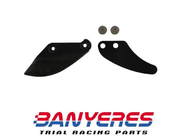 Protectors corona i disc del darrere color negre original Honda per Montesa cota 4RT tots els anys.