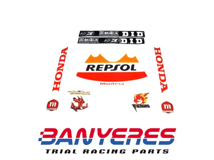 Kit de adhesivos originales Honda sponsor Montesa cota 4RT Repsol 2015 - 2019