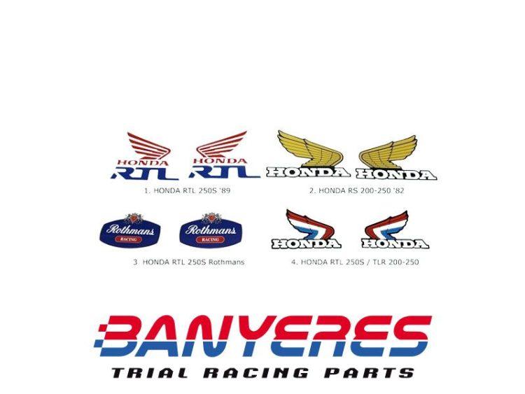 Adesivi deposito custodia per l'anno 89 Honda RTL 250S
