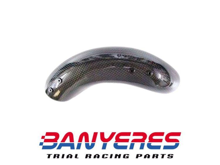 Protector carbono para escape delantero de Montesa Cota 315R todos los años fabricado EU