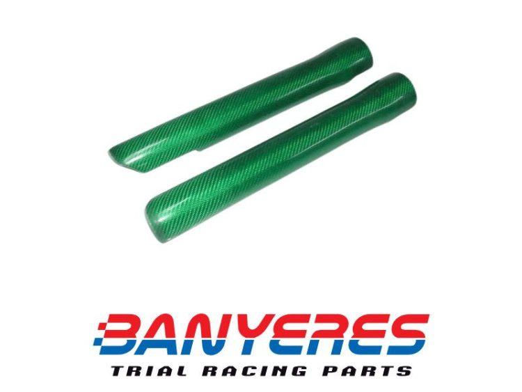 Protector Mitani para horquilla  marzocchi carbono texaliun verde.