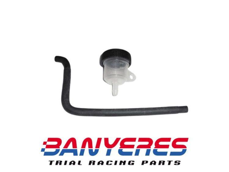 Tubo y depósito freno trasero original Honda para Montesa Cota 4RT todos los años.