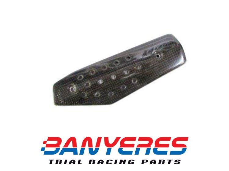 Protector carbono para escape Arrow titanio Beta EVO