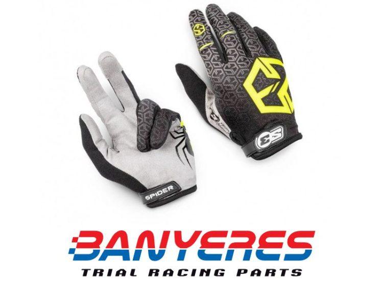 Guants S3 nou model Spíder negres i logo fluor especial trial Talles: S - M - L - XL - XXL.