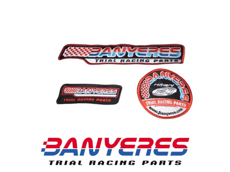 Brodats nou disseny Jbanyeres Parts de 3 pegats.