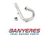 Escape delantero titanio diámetro 30 mm para Montesa Cota 4RT motor  300RR año 2016 hasta 301RR año 2026.