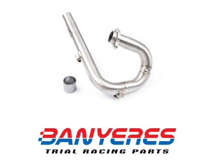 Escape delantero titanio diámetro 30 mm para Montesa Cota 4RT motor 300RR año 2016 hasta 301RR año 2026.