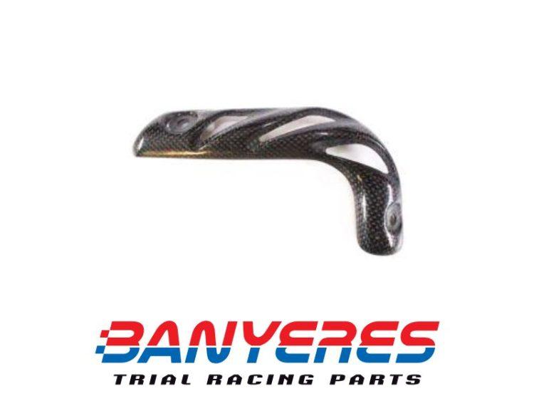 Protector carbon escape delantero original Honda de  Montesa Cota 4RT Repsol.