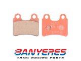 Pastillas de freno delanteras  rojas especial trial Galfer,para pinza Galfer ho Bractek..