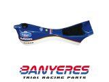 Depósito gasolina con asiento, grifo y tapón de alumino mecanizado diseño original Honda Rothmans para TLR 200-250