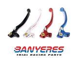 Manetas de freno especial S3 para Braktec - AJP con casquillos colores: plata - negro - rojo - azul.