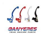 Manetas de embrague especial S3 para Braktec - AJP con casquillos colores: plata - negro - rojo - azul.