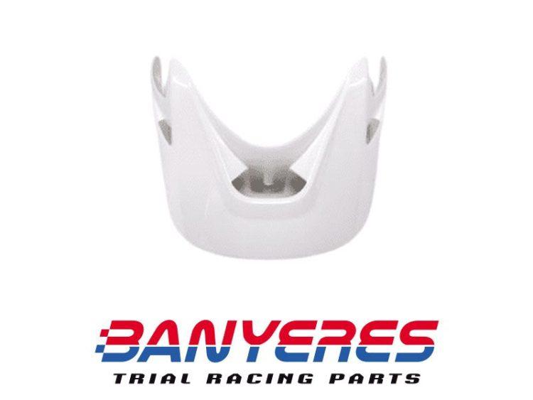 Visera original casc ARAI Hyper-T, color blanc.