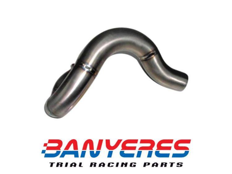 Scarico anteriore Arrow in titanio per Beta EVO 2T, da montare con scarico posteriore Arrow.