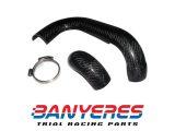 Protector carbon Mitani escape delantero para Gas Gas pro 2011 - 2018