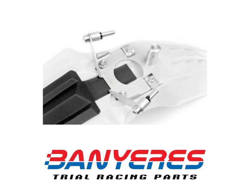 High white front fender with special support kit for Montesa 4Ride (easy to install). - Image 4