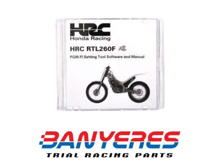 CD originale Honda - HRC per ECU programmabile 2 mappe Montesa Cota 4RT.