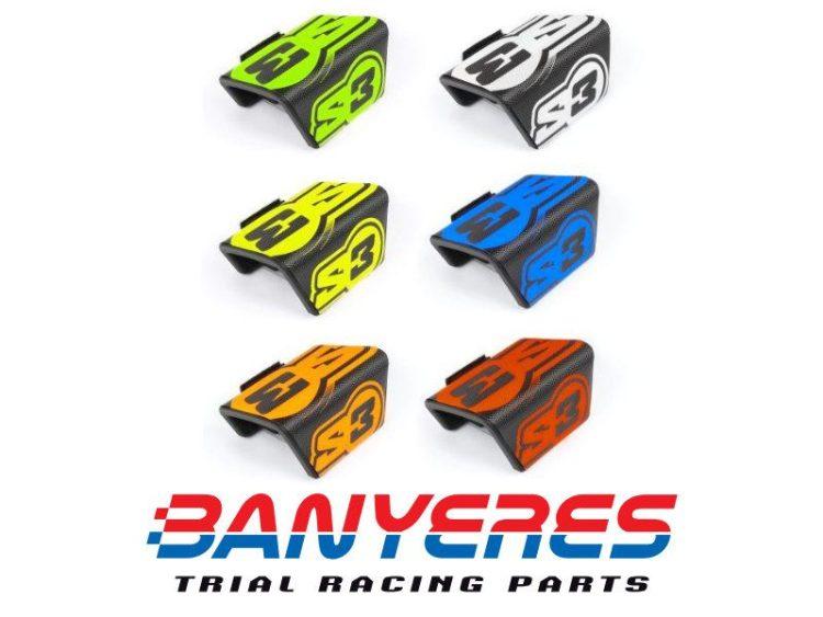 Protector de manillar S3 Parts per moto de trial 6 colors ha escollir. (Preu 1 unitat).