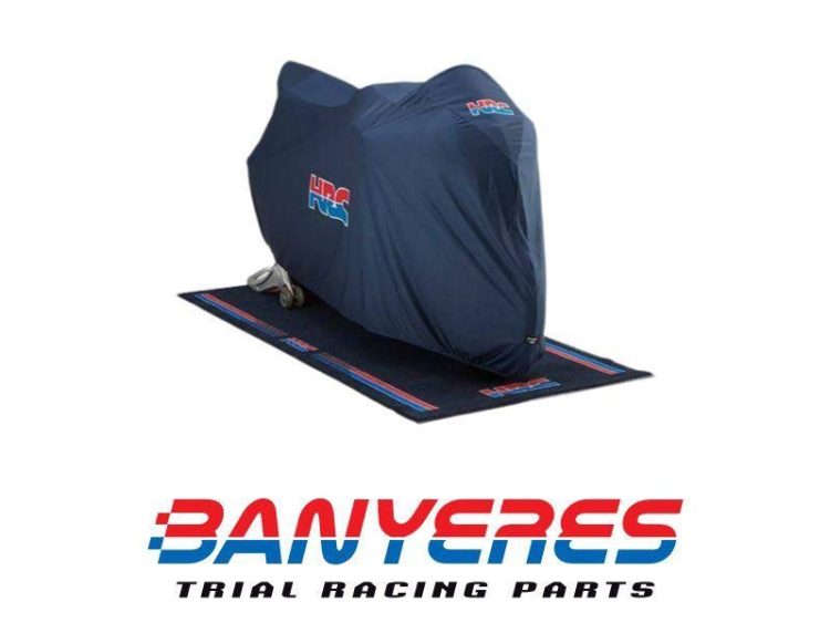 Funda per moto oficial HRC feta de roba i amb bossa.