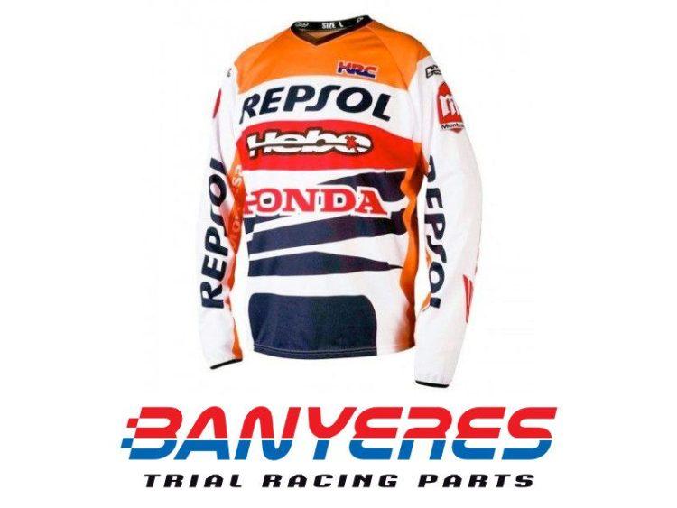 Camiseta Montesa - Honda -Repsol oficial equip trial