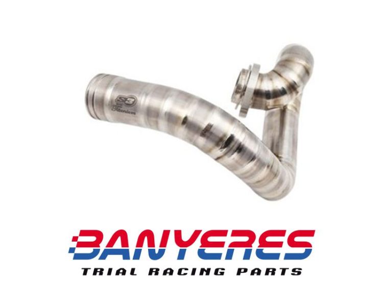 Escape delantero titanio especial para Montesa 315R años 1996-2004 con kit de juntas originales Honda.