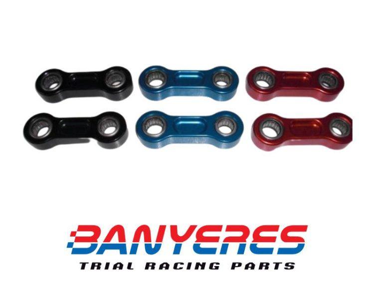 Bieletes Mitani mecanitzades per suspensions del darrere Sherco 2012 - 2020. made in Japan, opció colors.