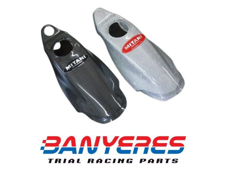 Mitani Protector carbonio serbatoio nero per Montesa 4RT a partire dal 2014 - 2019.