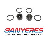 Kit recambio pistones 25mm y retenes pinza freno trasero trial AJP -Bracteck