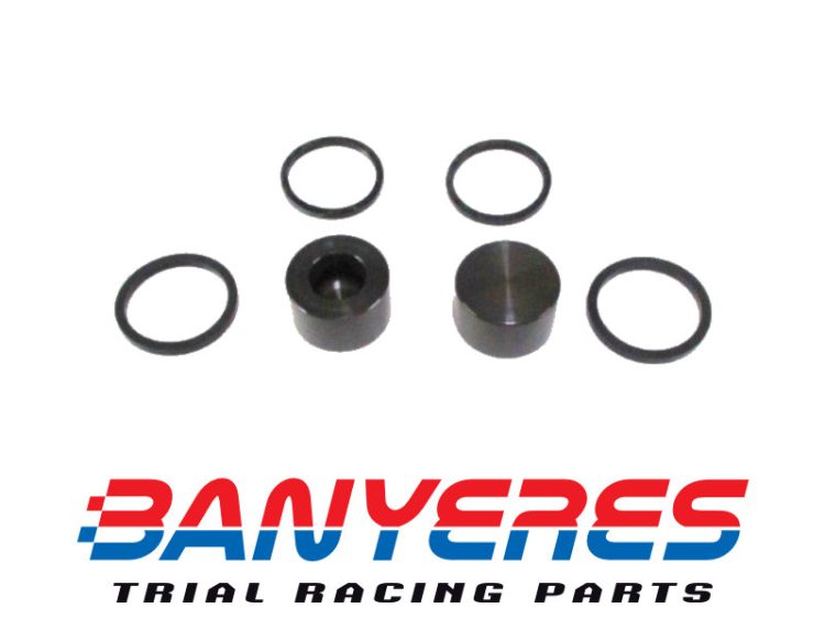 Kit recanvi pistons 25mm i retens pinça fre del darrere trial AJP -Bracteck