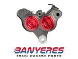 Pinza de freno delantera Bracteck monoblock con passador, racor de 8mm