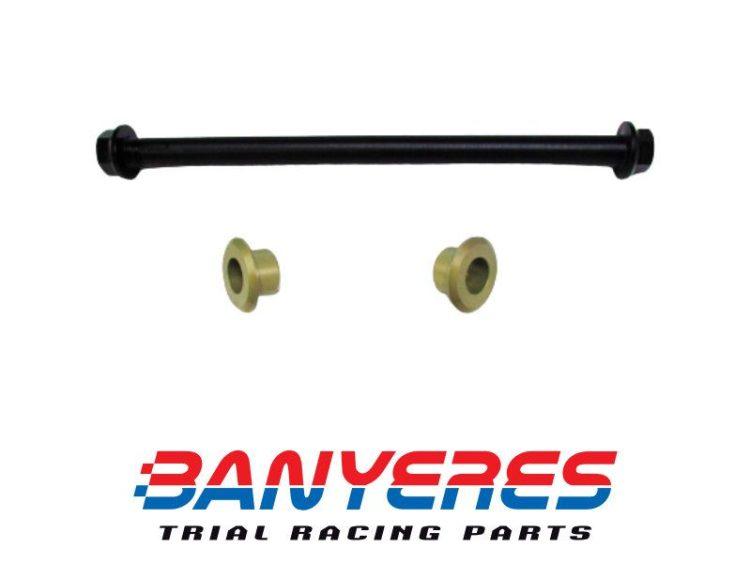 Eix basculant ergal i casquets motor tractament de duresa per a Montesa Cota 4RT models 2005 - 2026 pes 132gr