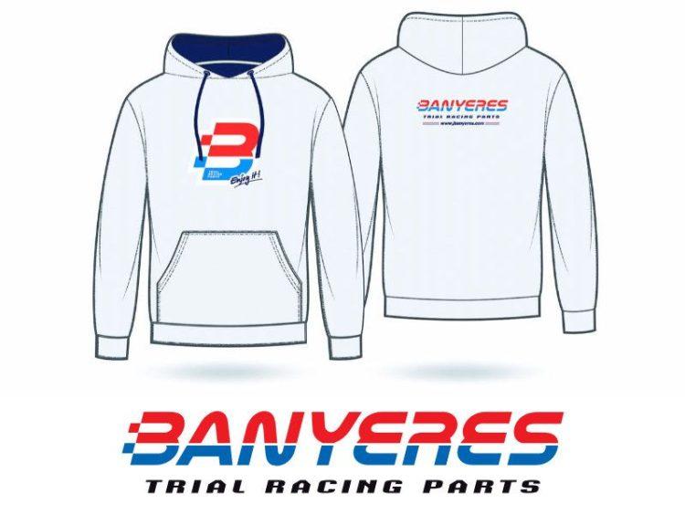 Dessuadora hivern amb caputxa color gris JbanyeresParts, talles XS - S - M - L - XL - XXL