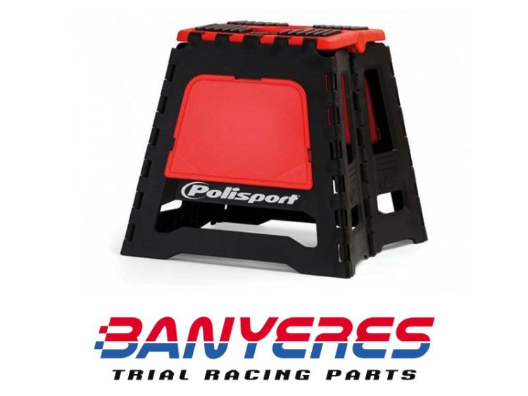 Cavallet Plegable POLISPORT negre i vermell