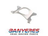 Puente suspensión aluminio anodizado plata original Montesa Honda trial.