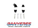 Casquillos alzas de 10 mm de aluminio mecanizado para guardabarros delantero universal para moto de trial