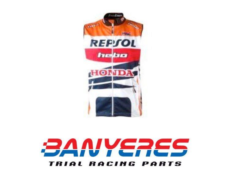 Chaleco Trial Montesa Repsol Honda HRC tallas M - L - XL - 2XL